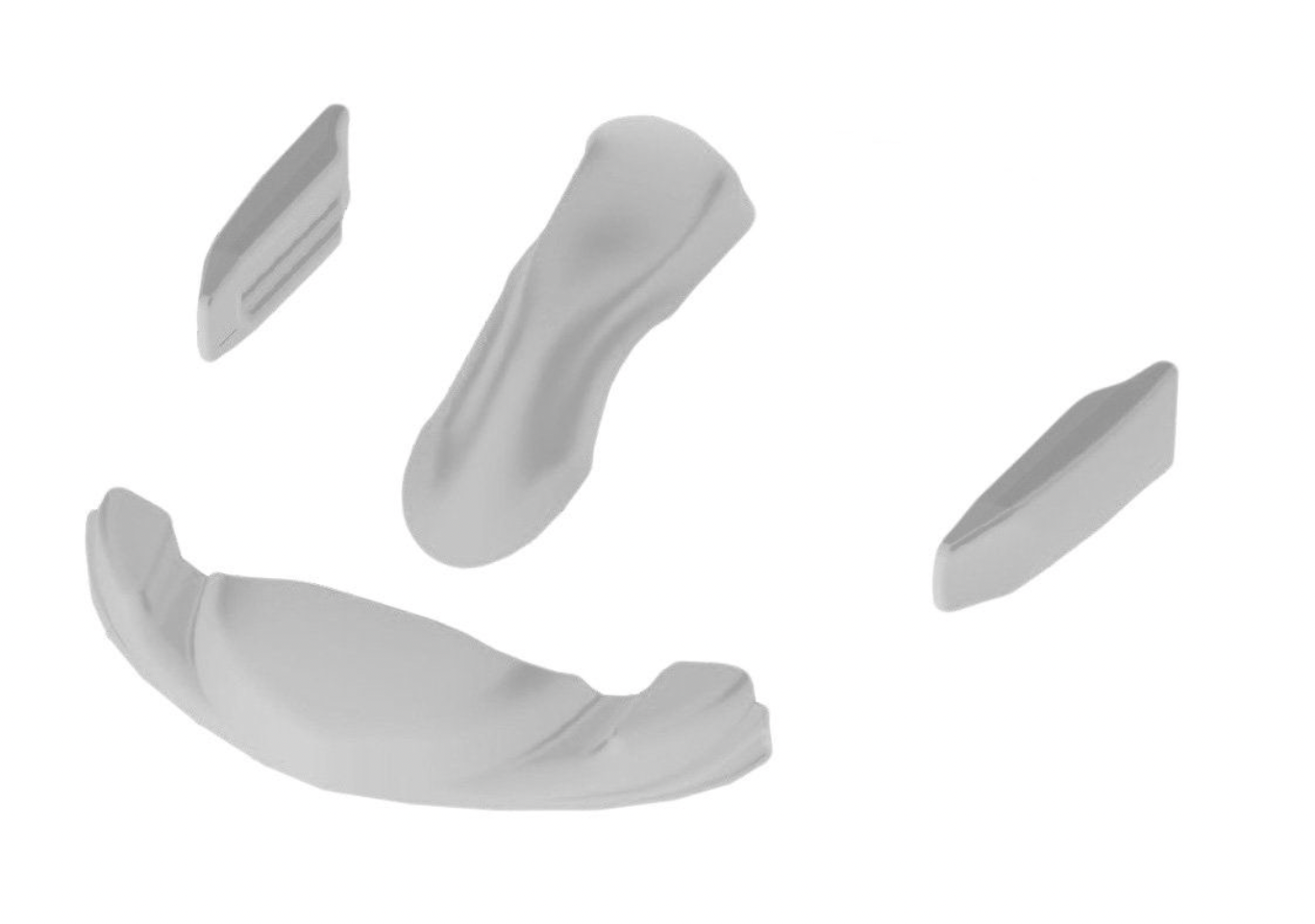 Kart Republic Mini Kart Set Bodyworks Mini Complete White